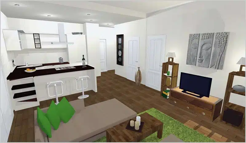 Optimisez votre espace pour aménager un salon cuisine ouverte de 40m2